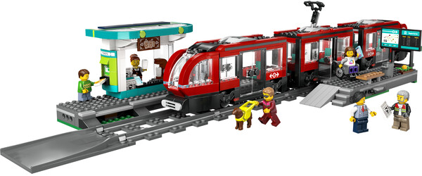 LEGO LEGO 60423 Le tramway et la gare du centre-ville 673419389747