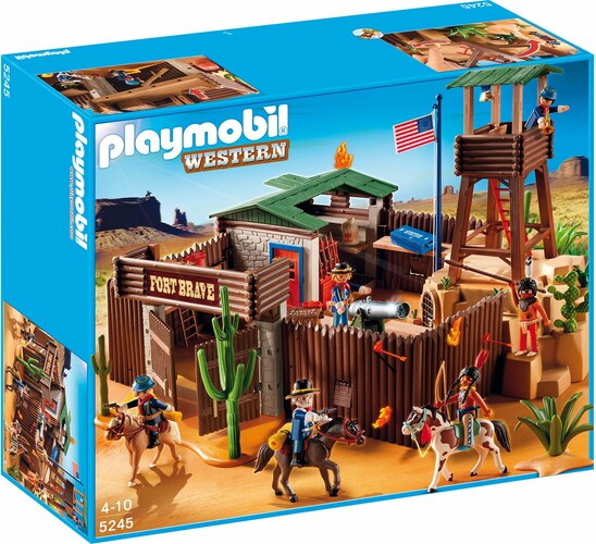 Playmobil Playmobil 5245 Grand Fort avec soldats et amérindiens (juin 2013) 4008789052452