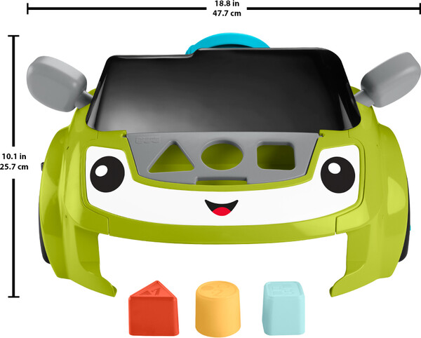 Fisher Price rires & éveil - ma première voiture sons et lumières 194735253128