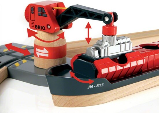 Brio Train Brio Train en bois Circuit d'activités portuaires 33061 7312350330618