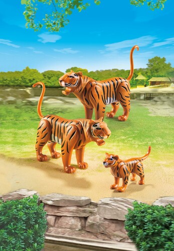 Playmobil Playmobil 6645 Famille de tigres en sac (juil 2016) 4008789066459
