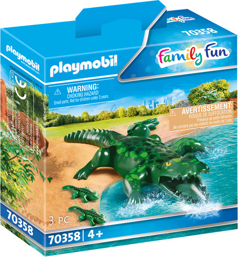 Playmobil Playmobil 70358 Alligator avec ses petits (mars 2021) 4008789703583