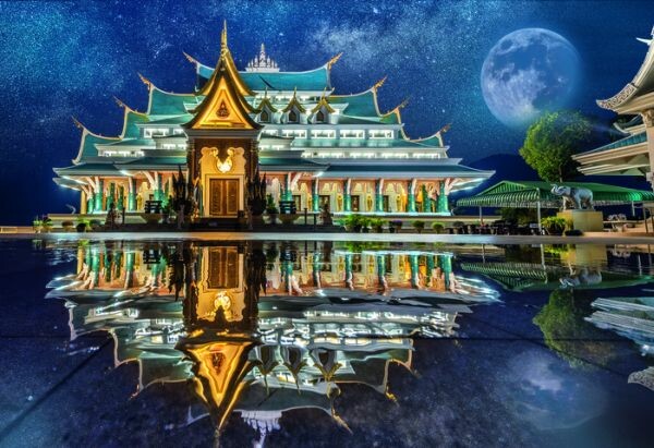 Trefl Casse-tête 1500 Wat Pa Phu Kon, Thaïlande 5900511261417