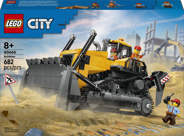 LEGO LEGO 60466 Le bulldozer jaune 673419403696