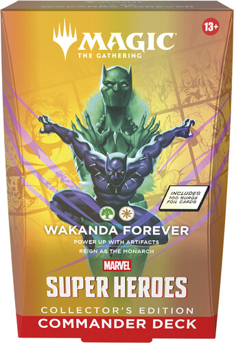 Wizards of the Coast MTG Marvel super heroes - commander collectors edition deck Wakanda Forever MTG