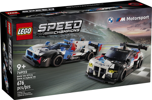 LEGO LEGO 76922 Voitures de course BMW M4 GT3 et BMW M Hybrid V8 673419389105