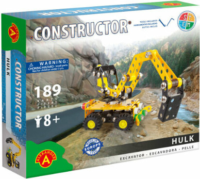 Constructor Constructor Excavatrice Hulk, 189 pièces en métal 5906018016437
