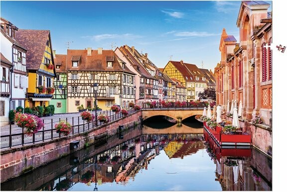 Casse-tete Calypto Casse-tête 1000 La petite Venise de Colmar Alsace 685X480mm 3760124871043