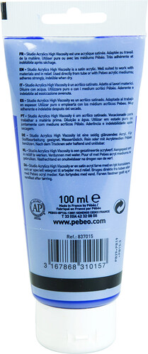 pébéo Acrylique Studio 100ml bleu outremer foncé 15 3167868310157