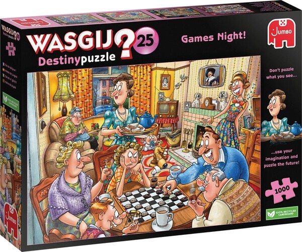 Jumbo Casse-tête 1000 Wasgij Destiny #25 Soirée de jeux 8710126000151