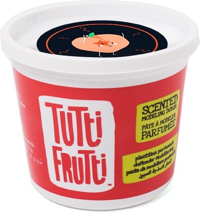 Tutti Frutti Pâte à modeler 250g fluo pêche (fr/en) 061404005633