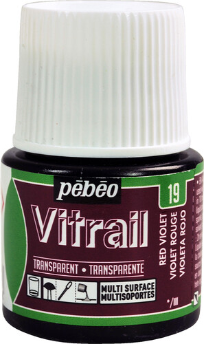 pébéo Peinture vitrail 45ml violet rouge 19 3167860098008