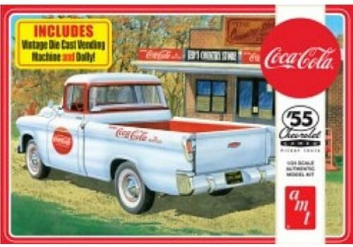 AMT Modèle à coller 55 CHEVY CAMEO PICKUP, Coke 1/25 849398021934