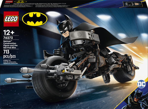 LEGO LEGO 76273 La figurine à construire de Batman™ et la moto Bat-Pod 673419390828