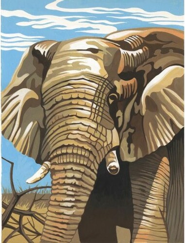 Reeves Peinture à numéro junior éléphant 9x12" 780804110135