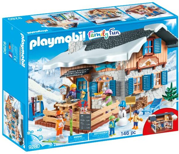 Playmobil Playmobil 9280 Chalet avec skieurs 4008789092809