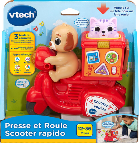 VTech Vtech Presse et Roule Scooter rapido (fr) 3417765866050