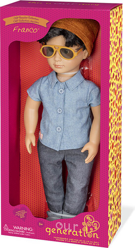 Poupées Our Generation Poupée OG - Garçon Franco 46 cm (18") 062243407138