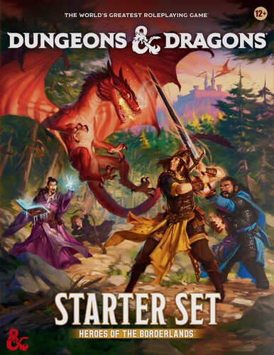 Wizards of the Coast Donjons et dragons 5e DnD 5e (fr) Boite d'initiation - héros des confins du pays (D&D) 5010996391667