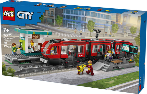 LEGO LEGO 60423 Le tramway et la gare du centre-ville 673419389747