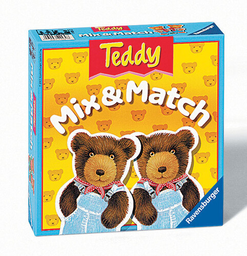 Ravensburger Jeu de mémoire Teddy Mix & Match (fr/en) 4005556215898