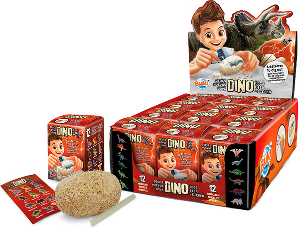 Buki Buki dino - oeufs à gratter 3700802102052
