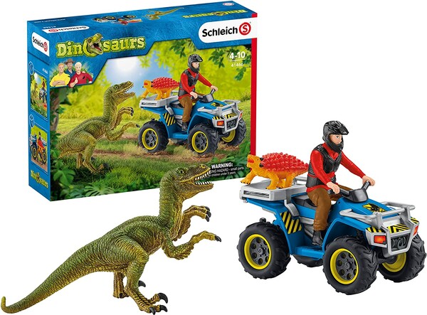 Schleich Schleich 41466 Quad Escape from Velociraptor 4059433572710