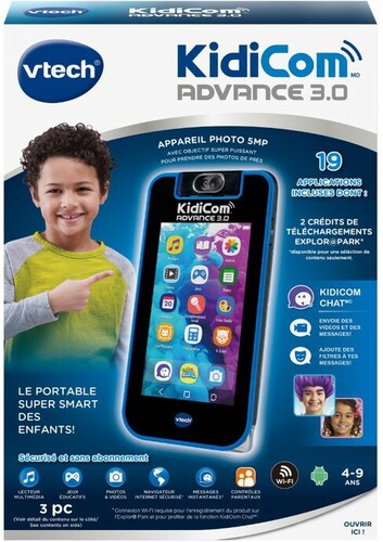 VTech VTech KidiCom Advance 3.0 Noir (fr) 3417765411069