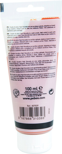 pébéo Acrylique Studio 100ml rouge de venise 39 3167868310393