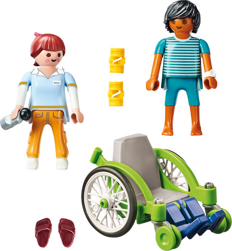 Playmobil Playmobil 70193 Patient en fauteuil roulant 4008789701930