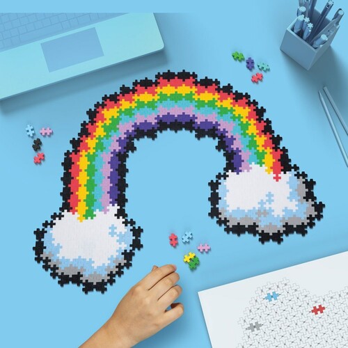 Plus-Plus Plus-Plus Casse-tête Arc-en-ciel par numéros 500pc 5710409106924
