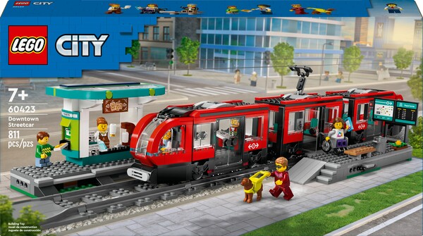 LEGO LEGO 60423 Le tramway et la gare du centre-ville 673419389747