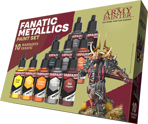 The Army Painter Warpaints fanatic metallics - paint set 5713799806900