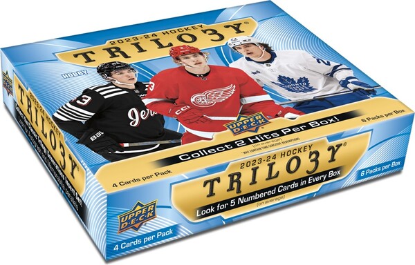 Upper Deck Upper Deck Trilogy hockey 23/24 Hobby Booster Box 053334335898