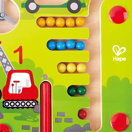 Hape Labyrinthe à billes - nombre et construction 6943478029705