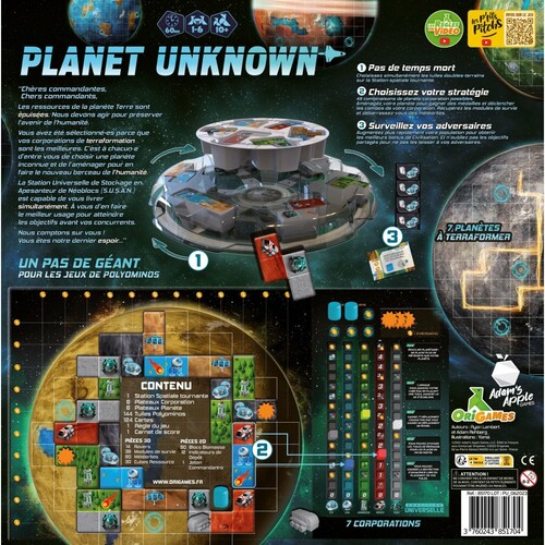 Origames Planet unknown (fr) base 3760243851704