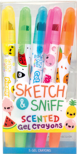 Scentco Crayons gels parfumés Sketch & sniff, ensemble de 5 692046911152