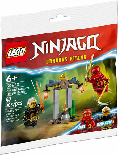 LEGO LEGO 30650 Kai et Rapton : la bataille du temple 673419377546