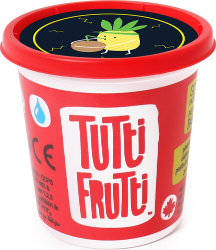 Tutti Frutti Pâte à modeler 100g fluo jaune tropical (fr/en) 061404128608