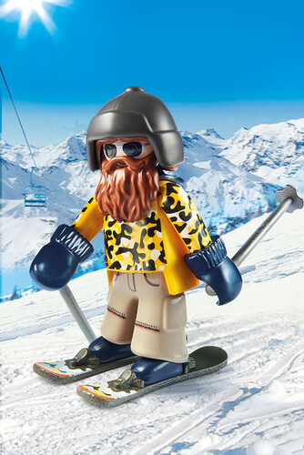 Playmobil Playmobil 9284 Skieur avec Snowblades 4008789092847