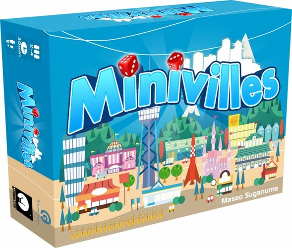 Moonster Games Minivilles (fr) base (Machi Koro) 3558380023418