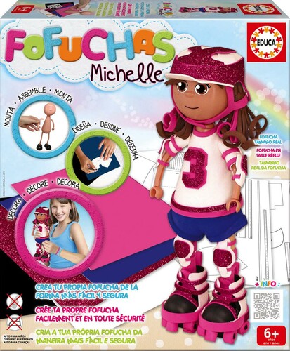 Educa Borras Créer une poupée Fofuchas Michelle 8412668167933