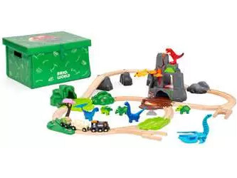Brio Train Brio Train en bois ensemble de luxe dinosaures 36104 7312350361049
