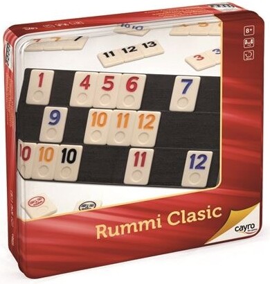 Cayro Rummy numérique classique boîte de métal 8422878707539