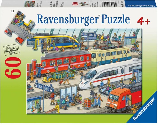 Ravensburger casse-tete Casse-tête 60 La gare 4005556096107