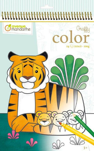 Avenue Mandarine Avenue Mandarine - Graffy Color "Animaux Maman/Bébé" 3609510520977