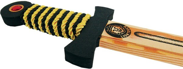 Liontouch Costume chevalier woodylion moyenne épée noir/or (51.5 x 10.4 cm) 5707307510007