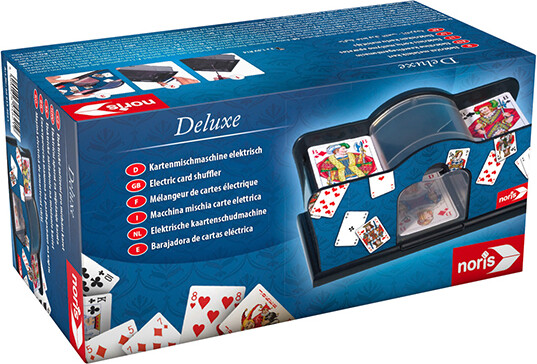 Noris Spiele Mélangeur de cartes automatique a piles 