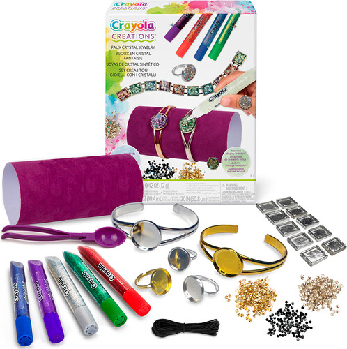 Crayola Creations Faux Crystal Jewelry Kit 071662029562