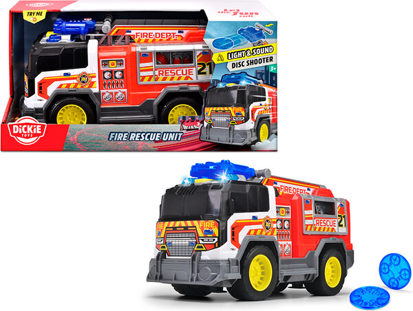 Dickie Toys City Heroes - Camion de pompier Sons et lumières 30 cm 4006333088605